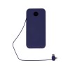 Купить Внешний беспроводной аккумулятор с подсветкой лого Astro, 10000 mAh, темно-синий с нанесением логотипа