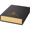 Купить Подарочная коробка Felice с канцелярскими принадлежностями, золотистый с нанесением логотипа