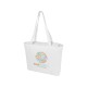 Купить Weekender эко-сумка из переработанного материала Aware™ плотностью 500 г/м² - Белый с нанесением логотипа