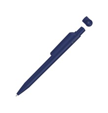 Ручка шариковая из переработанного пластика с матовым покрытием ON TOP RECY, синий