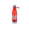 Купить Бутылка EDDO в прозрачной AS-отделке, 700 мл, красный с нанесением логотипа