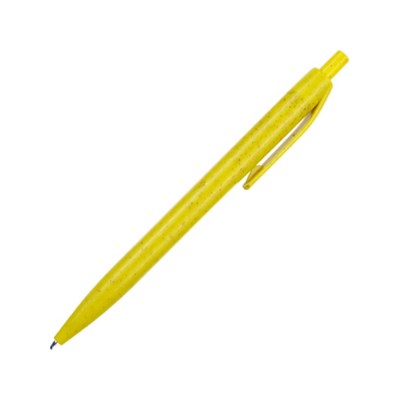 Купить Ручка шариковая KAMUT из пшеничного волокна, желтый с нанесением логотипа