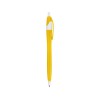 Купить Ручка шариковая Астра, желтый с нанесением логотипа
