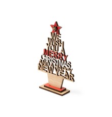 Рождественская елка TINSEL, натуральный/красный