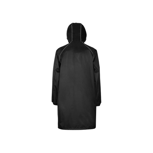 Купить Дождевик Sunshine со светоотражающими кантами, черный, размер  XL/XXL с нанесением логотипа