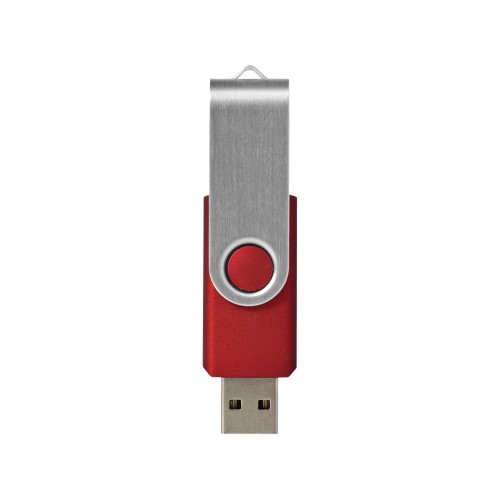 Купить USB-флешка на 16 Гб Rotate Basic, красный с нанесением логотипа