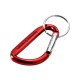 Купить Карабин с брелоком, красный с нанесением логотипа