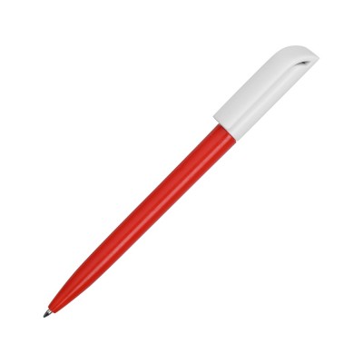 Купить Ручка пластиковая шариковая Миллениум Color BRL, красный/белый с нанесением
