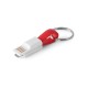 Купить RIEMANN. USB-кабель с разъемом 2 в 1, Красный с нанесением логотипа