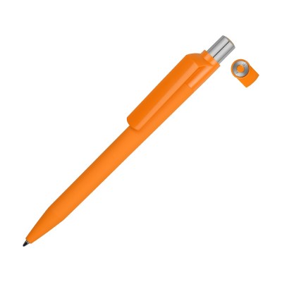 Купить Ручка шариковая UMA ON TOP SI GUM soft-touch, оранжевый с нанесением логотипа