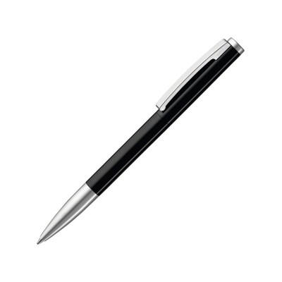 Купить Металлическая шариковая ручка Slide, черный с нанесением логотипа