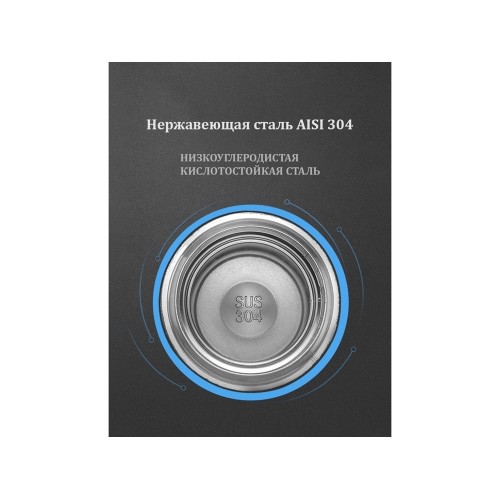 Купить Термос с индикатором температуры LEMARK (Чёрный) с нанесением логотипа