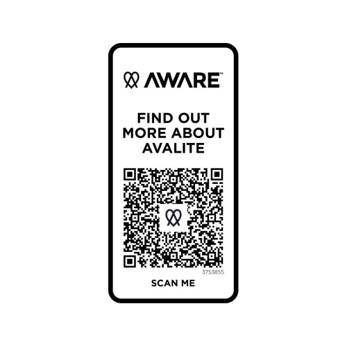 Купить Avalite футболка унисекс Aware™ из переработанных материалов с коротким рукавом - Нейви с нанесением логотипа