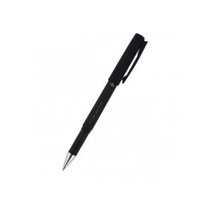 Купить Ручка Egoiste.BLACK гелевая в черном корпусе, 0.5мм, синяя с нанесением логотипа