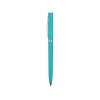 Купить Ручка шариковая Navi soft-touch, голубой с нанесением логотипа