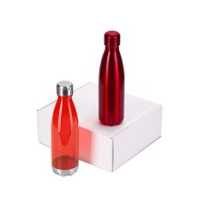 Подарочный набор с термосом и бутылкой Bottle set, красный