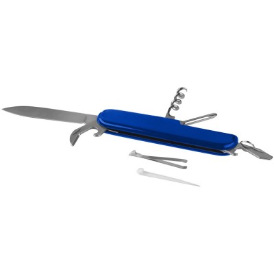 Купить Карманный 9-ти функциональный нож Emmy, ярко-синий с нанесением