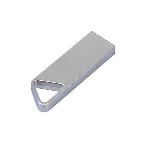Купить USB 2.0-флешка на 32 Гб с мини чипом, компактный дизайн, отверстие треугольной формы для цепочки с нанесением логотипа