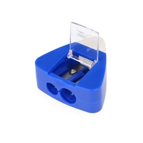 Купить Точилка с ластиком Easy duo, синий с нанесением логотипа