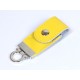 Купить USB-флешка на 8 Гб в виде брелка, желтый с нанесением логотипа