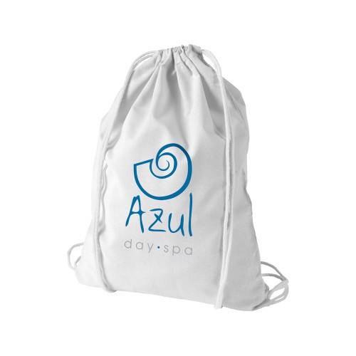 Купить Рюкзак хлопковый Oregon, белый с нанесением логотипа