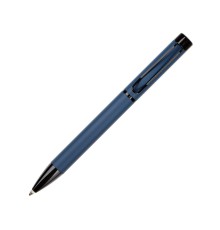 Металлическая шариковая ручка Black Lama, софт-тач, темно-синий