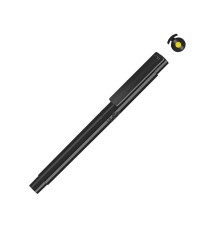 Капиллярная ручка в корпусе из переработанного материала rPET RECYCLED PET PEN PRO FL, черный с желтым
