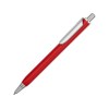 Купить Ручка металлическая шариковая трехгранная Riddle, красный/серебристый с нанесением логотипа