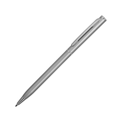 Купить Ручка металлическая шариковая Атриум, серебристый с нанесением логотипа