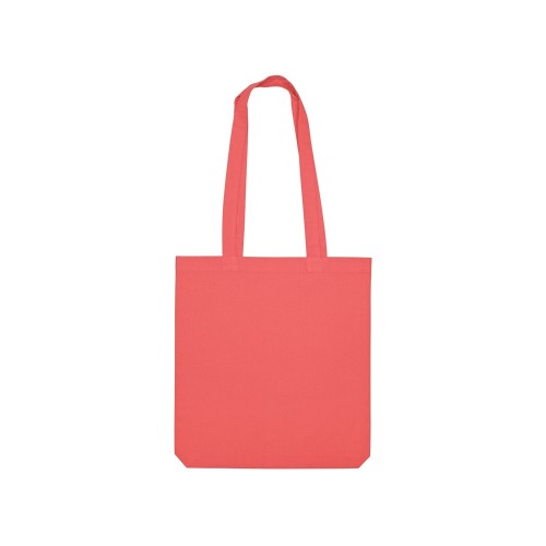 Купить Сумка из плотного хлопка Carryme 220, коралловый с нанесением логотипа