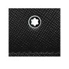 Купить Визитница с угловым отделением Sartorial. Montblanc, черный/индиго с нанесением логотипа