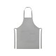 Купить Khana Хлопковый фартук плотностью 280 г/м2, серый с нанесением логотипа