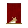 Купить Плакетка Звезда, коричневый с нанесением логотипа