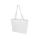 Купить Weekender эко-сумка из переработанного материала Aware™ плотностью 500 г/м² - Белый с нанесением логотипа
