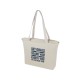 Купить Weekender эко-сумка из переработанного материала Aware™ плотностью 500 г/м² - Бежевый с нанесением логотипа