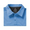 Купить Рубашка поло Markham мужская, голубой/антрацит с нанесением логотипа