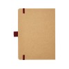 Купить Блокнот Berk формата из переработанной бумаги, красный с нанесением логотипа