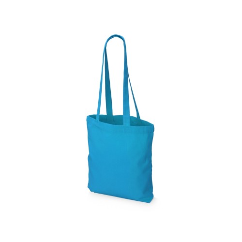 Купить Сумка из плотного хлопка Carryme 200, голубой с нанесением логотипа