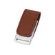 Купить Флеш-карта USB 2.0 16 Gb с магнитным замком Vigo, светло-коричневый/серебристый с нанесением логотипа