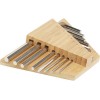 Купить Набор инструментов Allen с шестигранным ключом из бамбука - Натуральный с нанесением логотипа