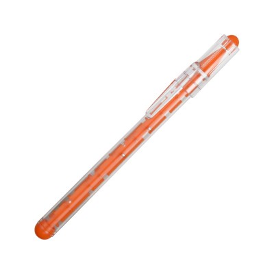 Купить Ручка шариковая Лабиринт, оранжевый с нанесением