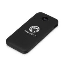 Внешний беспроводной аккумулятор с подсветкой лого Astro, 10000 mAh, черный