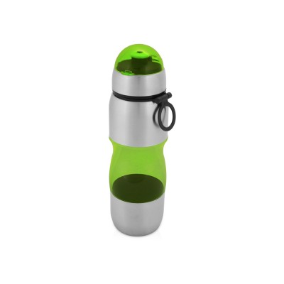 Купить Бутылка спортивная Движение 650мл, зеленый (Р) с нанесением логотипа