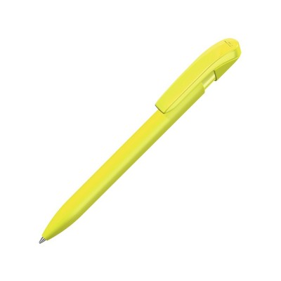Купить Ручка шариковая пластиковая Sky Gum, желтый с нанесением