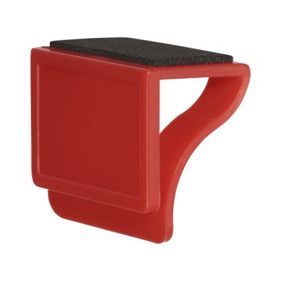 Купить Блокировщик камеры с мягкой стороной, предназначенной для очистки монитора, красный с нанесением логотипа