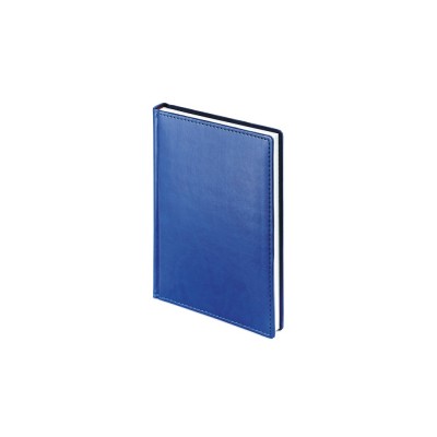 Купить Ежедневник недатированный А5 Velvet, синий с нанесением логотипа