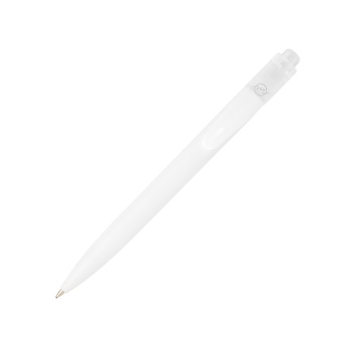 Купить Шариковая ручка Thalaasa из океанического пластика, белый прозрачный/белый с нанесением логотипа