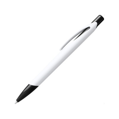 Купить Ручка пластиковая шариковая CITIX, белый/черный с нанесением логотипа