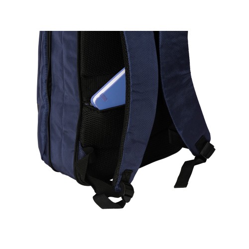 Купить Расширяющийся рюкзак Slimbag для ноутбука 15,6, синий с нанесением логотипа