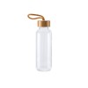 Купить Стеклянная бутылка TRILBY 450 мл, прозрачный/бежевый с нанесением логотипа
